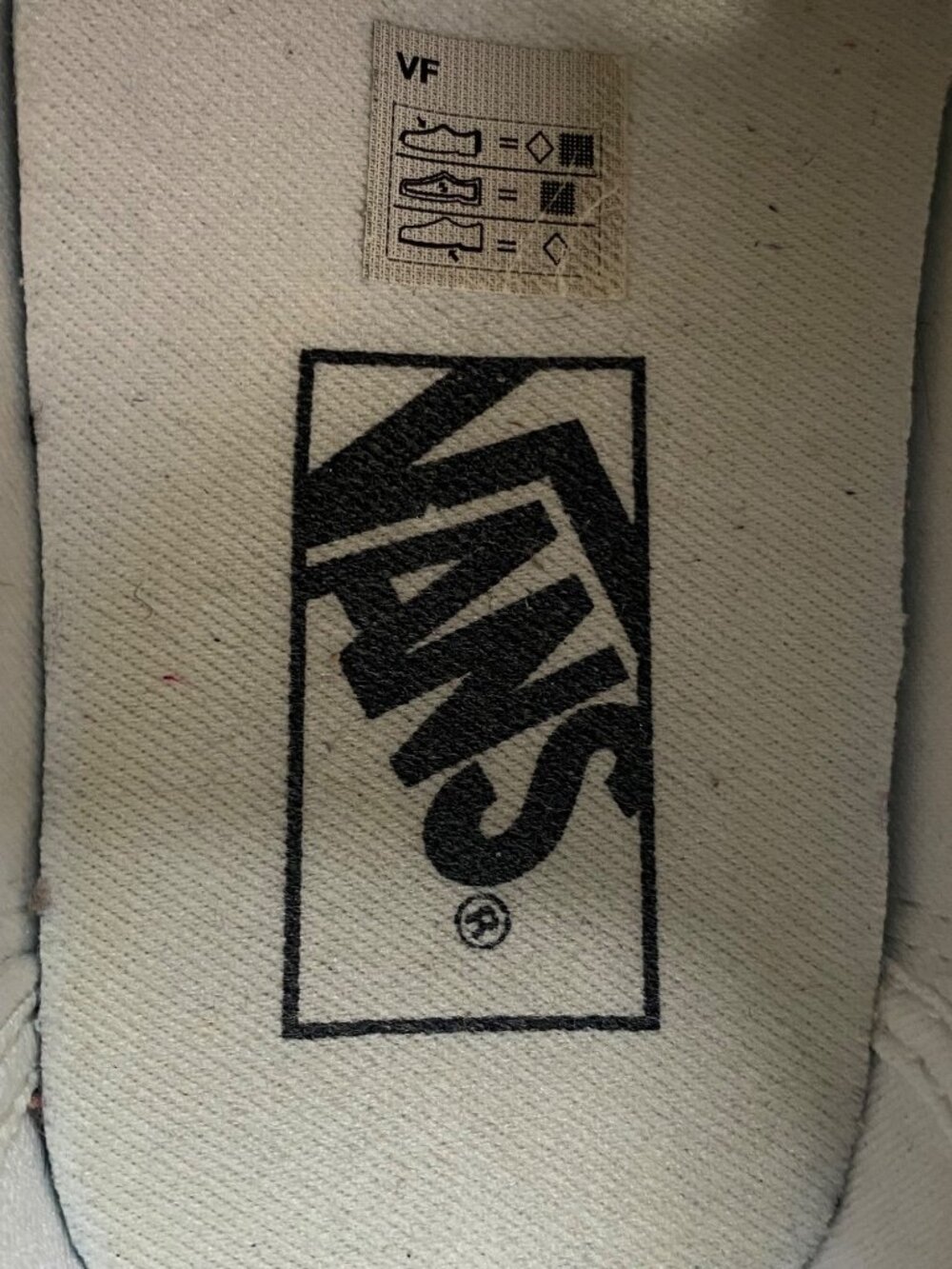 Vans Old Skool White Canvas Sneakers Womens 6 Off White Low Top Casual - Picture 7 of 14